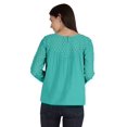 thumbnail image 4 of Moomaya Haut en Dentelle Style Victorien pour Femmes Manches Longues Tunique Décontractée Unie, 4 of 6