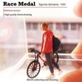 thumbnail image 4 of 1:64 Mini Bicycle Scene Model Mountain Bike painted model plastic model Diorama S Scale Yellow, 4 of 9