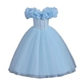 thumbnail image 4 of Robes Formelles pour Filles Robes de Bal à Épaules Dénudées Robe en Tulle Robe Filles pour Filles 9-10 Ans, 4 of 4