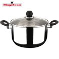 thumbnail image 3 of MAGEFESA Practika pot an pan set 7 Piece this cookware include Stockpot Stew pot Saucepan Deep saut? Stainless Steel compatible with all types of kitchens INDUCTION Dishwasher safe, 3 of 5