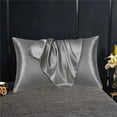 thumbnail image 4 of Satin Pillowcase for Hair Satin Pillowcase Cool Pillowcase Silk Like Solid Pillowcase for Hair and Skin Super Soft and Cool, Similar to Silk Pillowcasesilk Pillowcase for Hair, 4 of 6