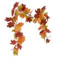 thumbnail image 4 of Artificial Maple Vine, Simulation Fall Leaves Garland  For Halloween For Thanksgiving Day Double Maple Leaf Rattan Type A,Two Leaf Maple Leaf 7 Leaf ,Double Maple Leaf Rattan Type, 4 of 8