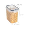 thumbnail image 3 of Lisbinx Transparent Plastic Storage Tank Vacuum Moisture Proof Fresh-keeping Storage Storage Sealed Tank,Kitchen Sealed Jar With Lid Moisture Fresh-keeping Box, 3 of 6