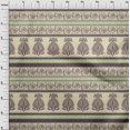 thumbnail image 4 of oneOone Cotton Poplin Light Brown Fabric Asian Block Sewing Material Print Fabric By The Yard 42 Inch Wide, 4 of 4