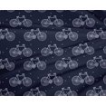 thumbnail image 4 of oneOone Polyester Lycra Fabric Dot & Bicycle Block Print Fabric By Yard 56 Inch Wide, 4 of 4