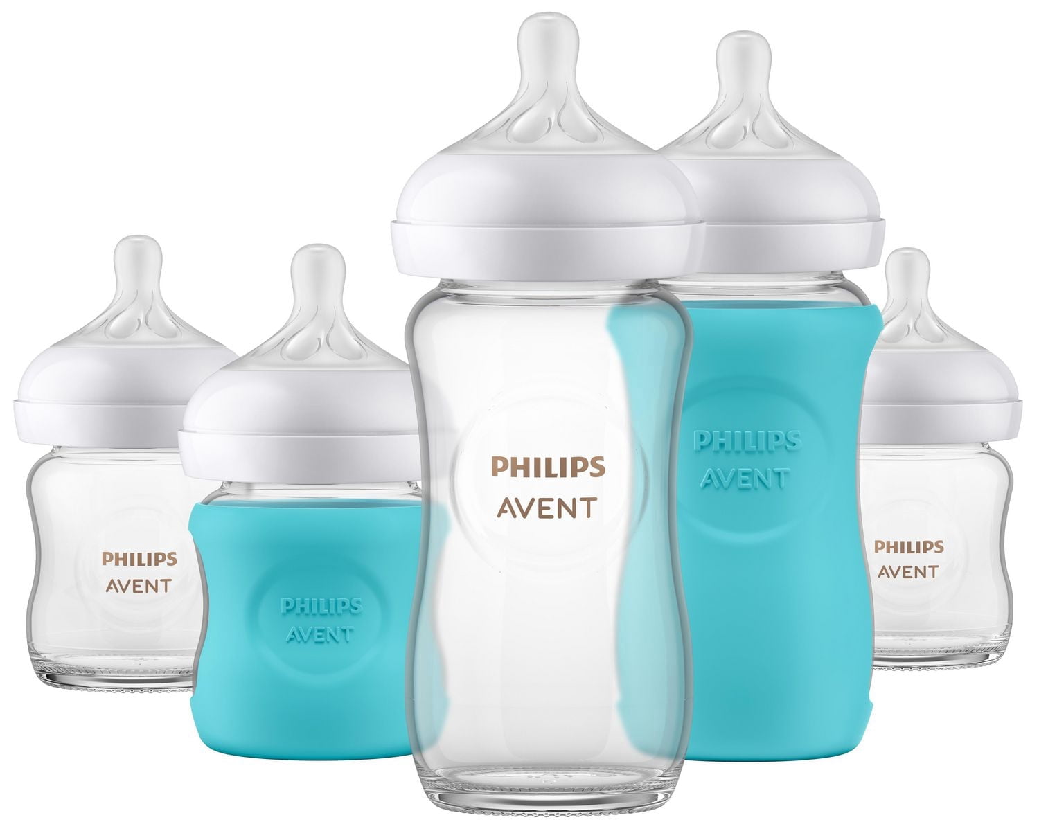 Philips Avent Natural Newborn Glass Bottle Baby Set, SCD858/01