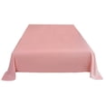 thumbnail image 2 of TOUMENY Solid Color Bed Sheets, Ultra Soft Washable Polyester Fabric, Fitted Sheet for Queen Size Mattress 180x230cm, 2 of 6