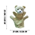 thumbnail image 2 of H Storytelling Hand Puppet Theater Toy Fluffy Bear Design For Kids Educational Play Family Fun Classroom Activity Soft Fabric, 2 of 2