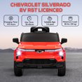 thumbnail image 4 of Qaba CHEVROLET Licensed Kids Ride on RC Car, 12V Toddler Ride on Toy, Gift for Boys & Girls, Red, 4 of 10