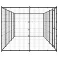 thumbnail image 2 of vidaXL Chenil Extérieur pour Chien en Acier 12,1 M2, 2 of 4