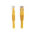 thumbnail image 2 of StarTech.com 1ft CAT6 Ethernet Cable, 10 Gigabit Molded RJ45 650MHz 100W PoE Patch Cord, CAT 6 10GbE UTP Network Cable with Strain Relief, Yellow, Fluke Tested/Wiring is UL Certified/TIA - Category 6 - 24AWG (C6PATCH1YL) - Patch cable - RJ-45 (M) to RJ-45 (M) - 1 ft - CAT 6 - molded - yellow - for P/N: ST1000SMPEX, 2 of 6