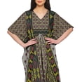 thumbnail image 3 of Moomaya Caftan pour Dames Tenue de Détente des Fêtes Robe Maxi Robes Africaines pour Femmes, 3 of 6