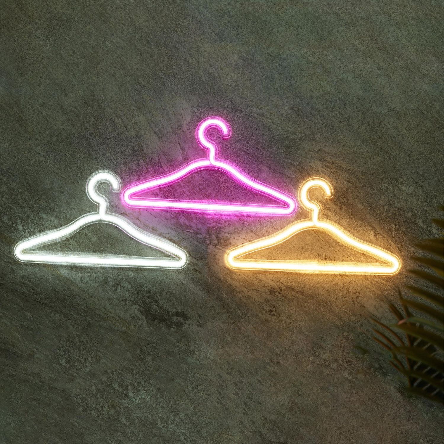 EZ-Illuminations 3-Pack LED Neon-Style Hangers with USB