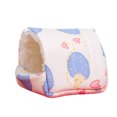 thumbnail image 4 of CBFFDC Autumn Winter Warm Pet Bed Winter Thick Soft Plush Cartoon Print Hamster Cozy Cold Resistant Heat Retention Sleeping Bed Rabbit Squirrel Small Animals, 4 of 6