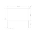 thumbnail image 4 of South Shore Lilak Queen Rattan Headboard, in White Washed Rattan, 4 of 10
