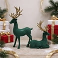 thumbnail image 5 of Holiday Time 11.5 Inch Flocked Reindeer, 5 of 5