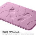 thumbnail image 1 of HLONK Large Bathroom Rugs Non Slip  Memory Foam Bath   PVC Dot Bottom Quick Dry Bath Rug Runner  Absorbent Shower  for Bathroom Floor Tub  24 x 36 Inch  Gray, 1 of 7