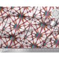 thumbnail image 2 of Soimoi Modal Satin Fabric Floral Tie-Dye Decor Fabric Printed Yard 42 Inch Wide, 2 of 3