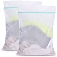 thumbnail image 1 of OTraki Filet à Linge Grand, Sac à Linge TTG 90x110cm 2 Pcs Sacs à Linge Réutilisables Filets à Linge avec Fermeture Éclair Grands pour Sacs à Linge Sacs à Linge Sac à Linge Sac à Linge machine à Laver Jetable, 1 of 6
