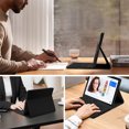 thumbnail image 2 of Mistaha Detachable Protective Case with Bluetooth Keyboard for Samsung Galaxy Tab A9/A9 Plus, Stable Support, Pen Slot, PU Leather, Sky Blue, Compatible with SM-X210/X216/X218, 11-inch, Lightweight, 2 of 6