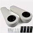 thumbnail image 3 of PIT66 Universal Golf Cart Rear Seat Arm Rest Cushion with Cup Holder, Compatible with EZGO, Club Car, Yamaha and Other Golf Cart Models, Off White, 2Pcs, 3 of 4