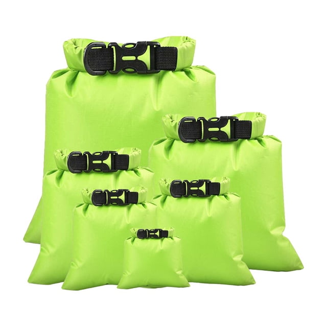 6 Pcs Sacs Imperméables Design Unique Sacs Secs d'Extérieur Emballage Accessoires de Kayak Fournitures de Rafting pour Bateau Camping
