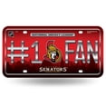 thumbnail image 1 of NHL Ottawa Senators License Plate, 1 of 2