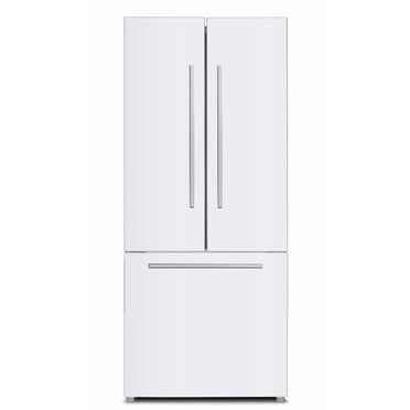 Marathon 18 cu.ft. French Door Bottom Mount<br>Frost Free Refrigerator in White