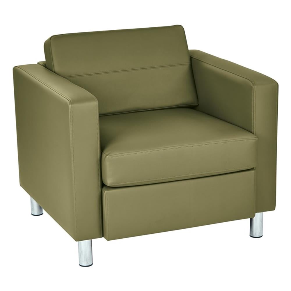 Fauteuil Pacific en Tissu Vinyle Vert Sauge Dillon