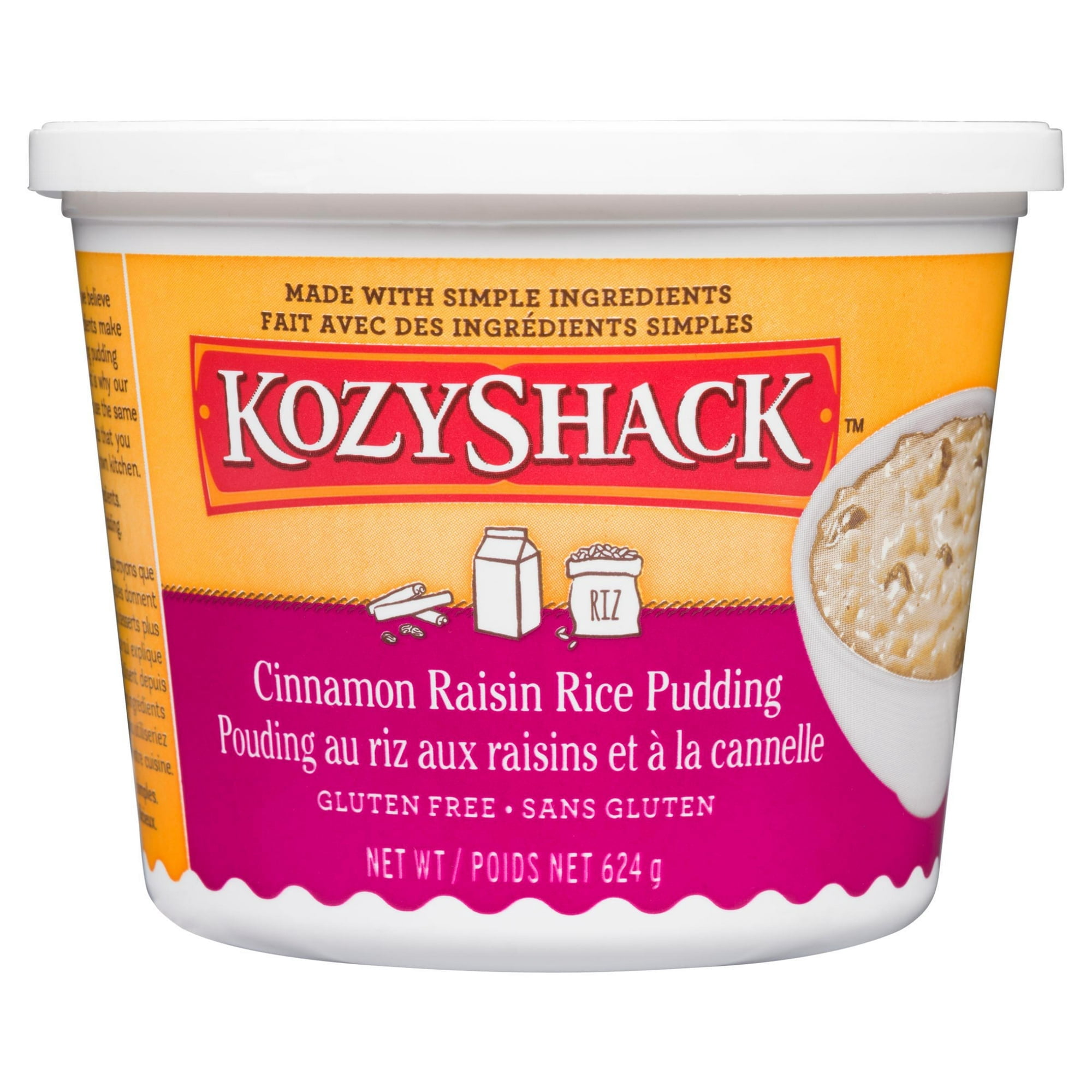 Kozy Shack Gluten Free Cinnamon Raisin Rice Pudding