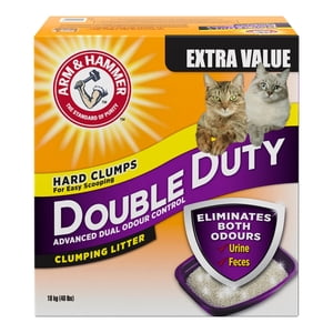 Arm & Hammer Contrôle avancé des odeurs à double usage 18 kg