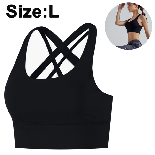 1 Pce Soutiens-Gorge de Sport à Fort Impact pour Femmes, Dos Croisé, Soutien-Gorge de Course Aguichant