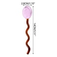 thumbnail image 1 of Iced Coffee Glass Cup, Colorful Transparent Glass Coffee and Dessert Spoons with Arched Wave Handles, 1 of 7