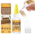 thumbnail image 2 of Strong Wood Glue Transparent with Precision Tips Powerful Wood Glue Instant Strong Hold Works on All Wood Types, Waterproof Quick Dry Adhesive for Indoor Outdoor Woodworking, 1 Wood Glue + 4 Droppers, 2 of 9
