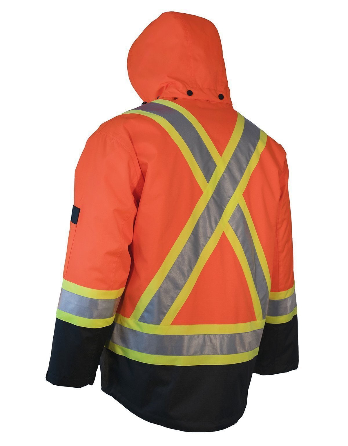 Forcefield 6-in-1 Hi Vis Winter Safety Parka with Removable Bomber Jacket