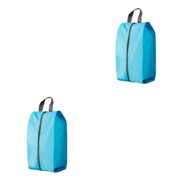 maskred Easy To Shoe Bag For Travel Simplify Packing Convenient Shoe Pouches Waterproof And Moisture-proof azure green M 2Set