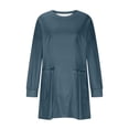 thumbnail image 4 of Chandail en Molleton Surdimensionné pour Femmes Col Rond Manches Longues Pull Décontracté Confortable Tenues de Mode Automne Vêtements 2024, 4 of 6