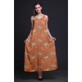 thumbnail image 2 of Bimba Robe Longue pour Femmes en Rayonne Imprimée d'Oiseaux Chic Bohème d'Été Maxi de Plage - Grande, 2 of 5