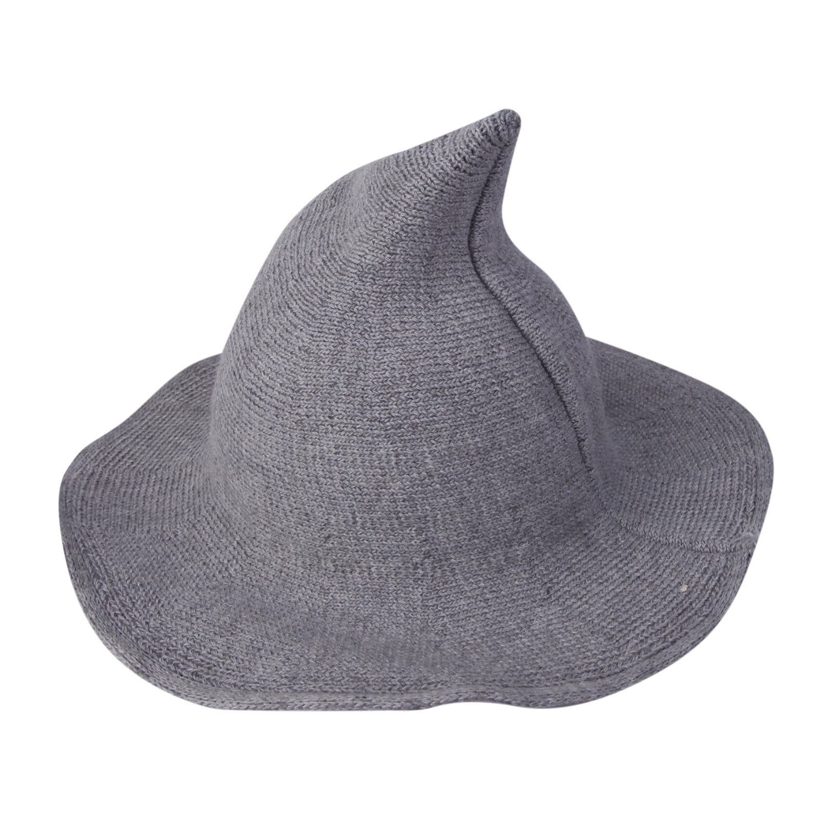 SDNall Halloween Witch Hat With Pointed Top Party Funny Knitted Wool Hat