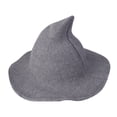 thumbnail image 1 of SDNall Halloween Witch Hat With Pointed Top Party Funny Knitted Wool Hat, 1 of 9