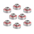 thumbnail image 3 of 8x Skateboard Bearings ABEC 11 Precision 608 2RS with And Speed Washers Red, 3 of 10