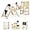 Coloré, variante sur OLAKIDS Jouets d'Escalade pour Tout-Petits, 7 en 1 Gymnase Montessori Jungle en Bois Pliable Pikler avec Tour pour Tout-Petit, Échelle à Angle Réglable, Rampe, Glissade, Ensemble de Triangle d'Escalade pour Aire de Jeux Intérieure pour Enfants