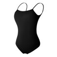 thumbnail image 1 of AherBiu Dancing Bodysuits for Women Sleeveless Backless Playsuits Stretchy Slim Comfy Soft Workout Rompers, 1 of 5