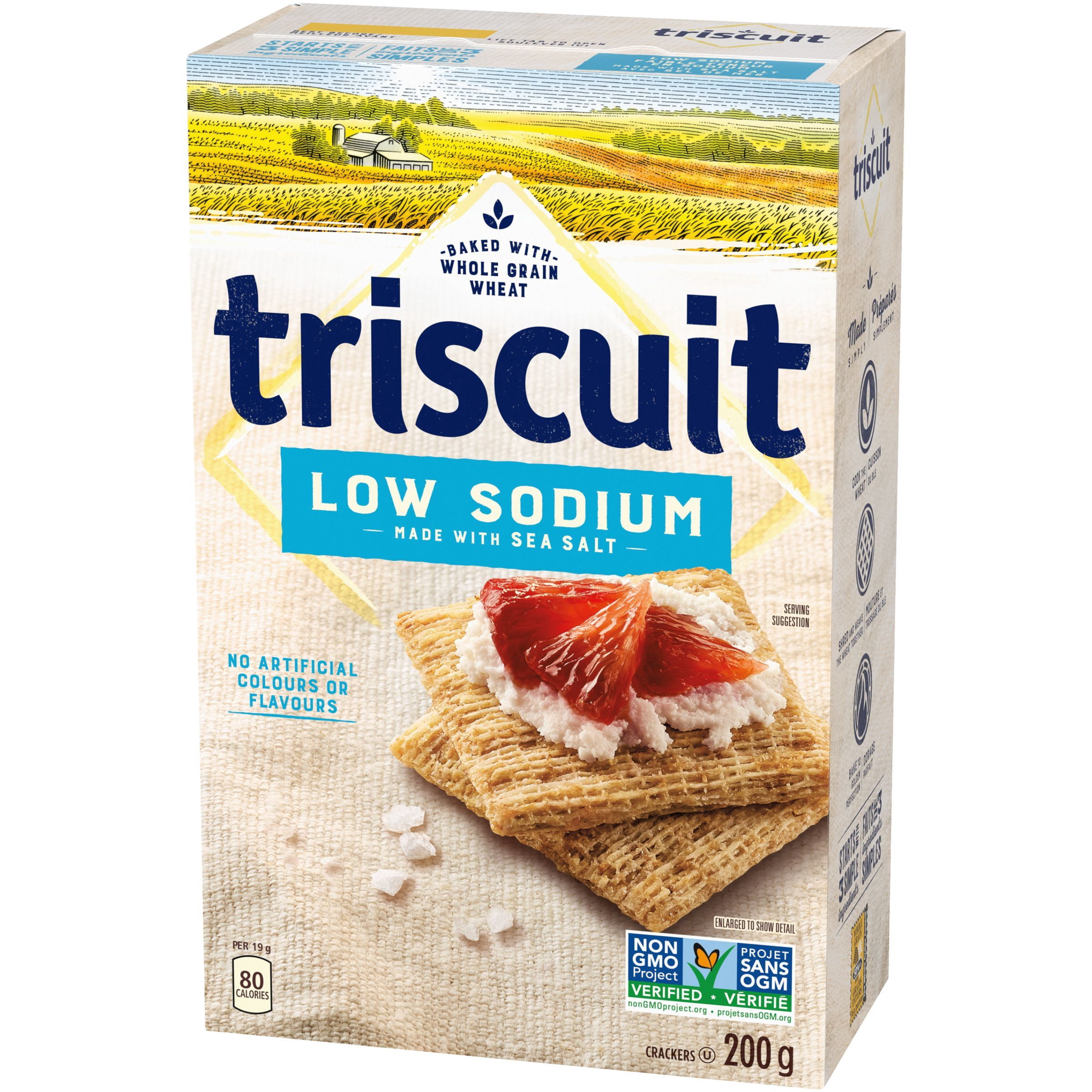 TRISCUIT Faible Teneur en Sodium Craquelins