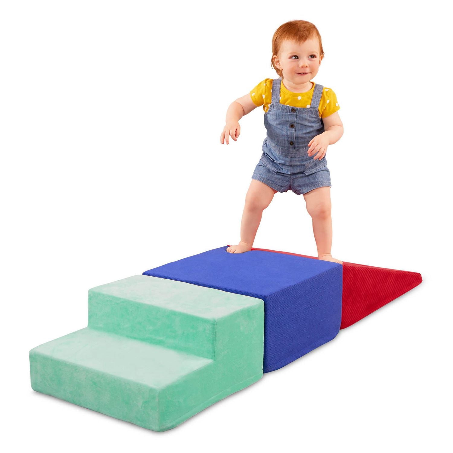 Battat Squishy Stack Climbers – 3 Formes de Jeu en Mousse Multicolores, Jouet pour Tout-Petits et Enfants d’Âge Préscolaire, Idéal pour Jouer au Sous-sol