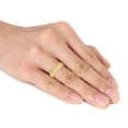 thumbnail image 5 of Men's 6mm Striped Wedding Band in 10k Yellow Gold, 5 of 5