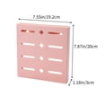 thumbnail image 3 of Qonioi Plastic Knife Organizer, Wall Mounted Kitchen Knife Rack, Modular ABS Storage Holder for Household Perforated Knives, 3 of 6