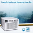 thumbnail image 3 of GloryStar Window AC Unit 10000 BTU, Compact Smart Air Conditioner with Adjustable Fan and Cooling Modes for Small Rooms, 3 of 8