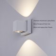 thumbnail image 3 of Tubicen Lighthouse Series Modern Dimmable 1-Light LED Wall Sconce White, 3 of 7