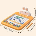 thumbnail image 3 of Rabbit Drawing Board Puzzle Toy Early Education Focus Training Pen Art Bead Educational Childrens Learning Activity Play Set, 3 of 4